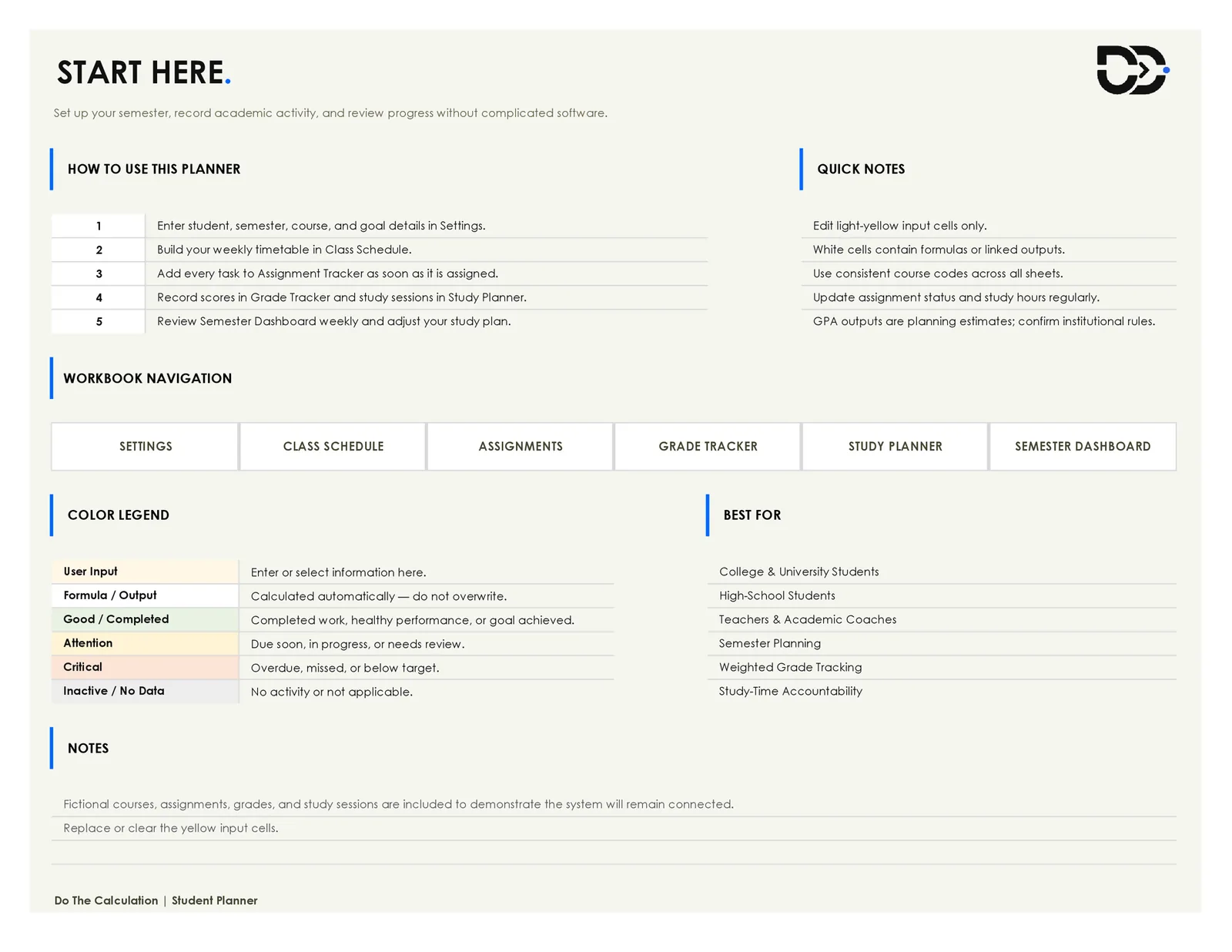 Student Planner preview 3