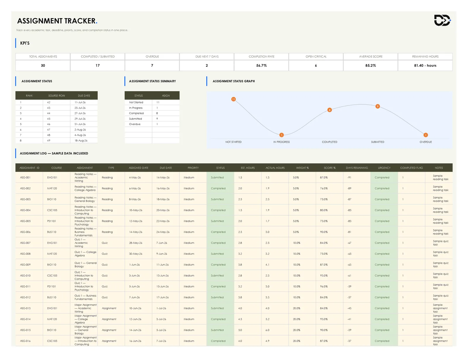Student Planner preview 6