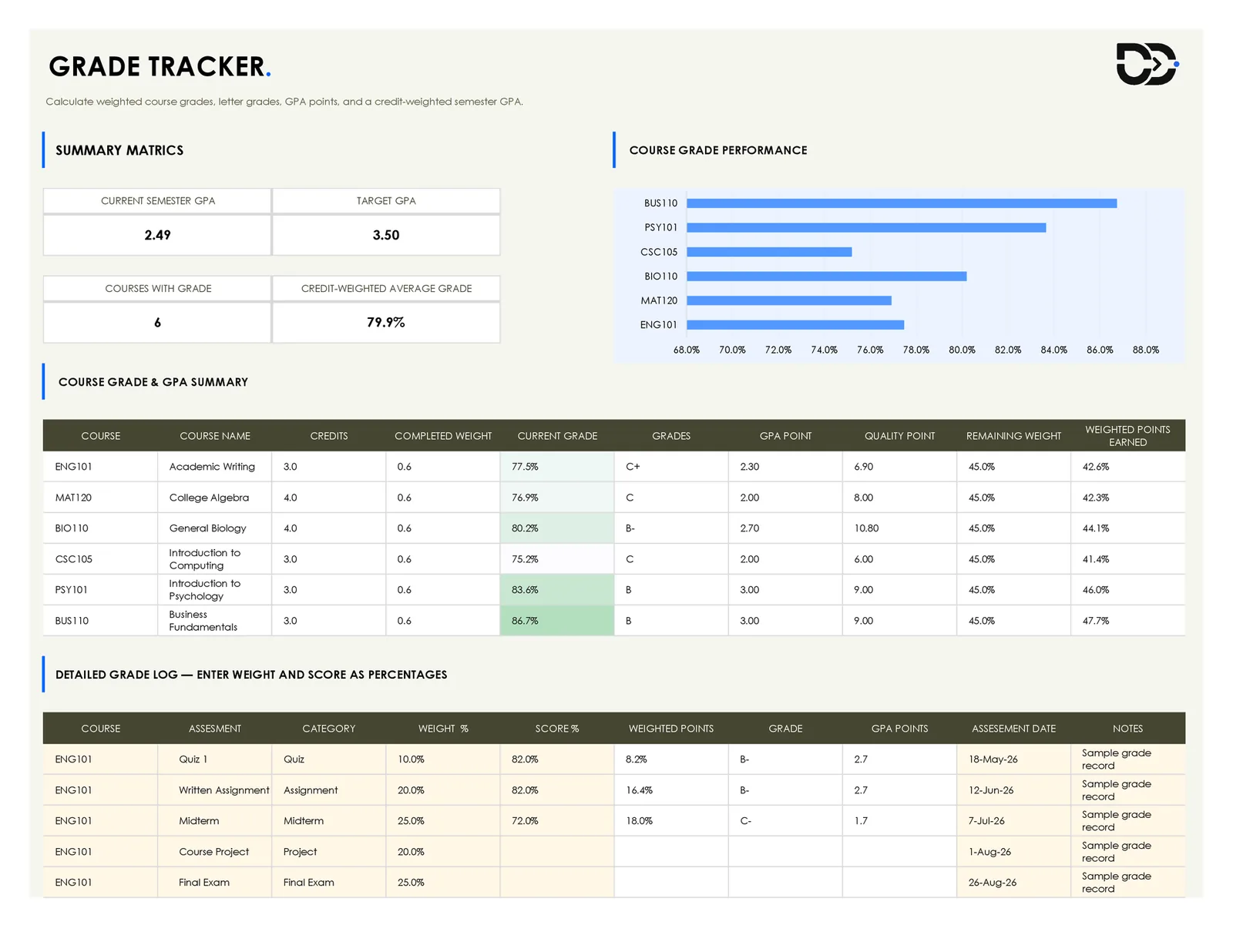 Student Planner preview 7