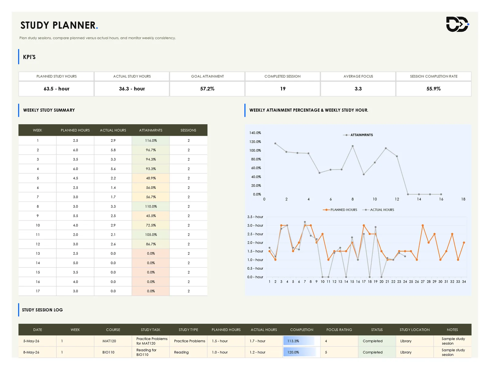 Student Planner preview 8